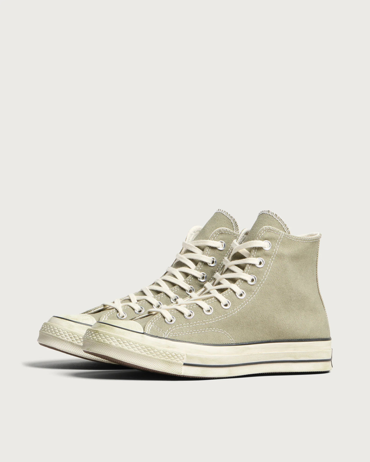 Converse Chuck Taylor 70 Hi Faded Canvas Sneaker-Olive Android/Egret A20089C.
