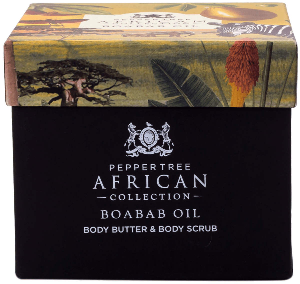 Pepper Tree S0A Pepper Tree Baobab Body Butter & Body Scrub Gift Box 250ml x 2 (7474782535769)
