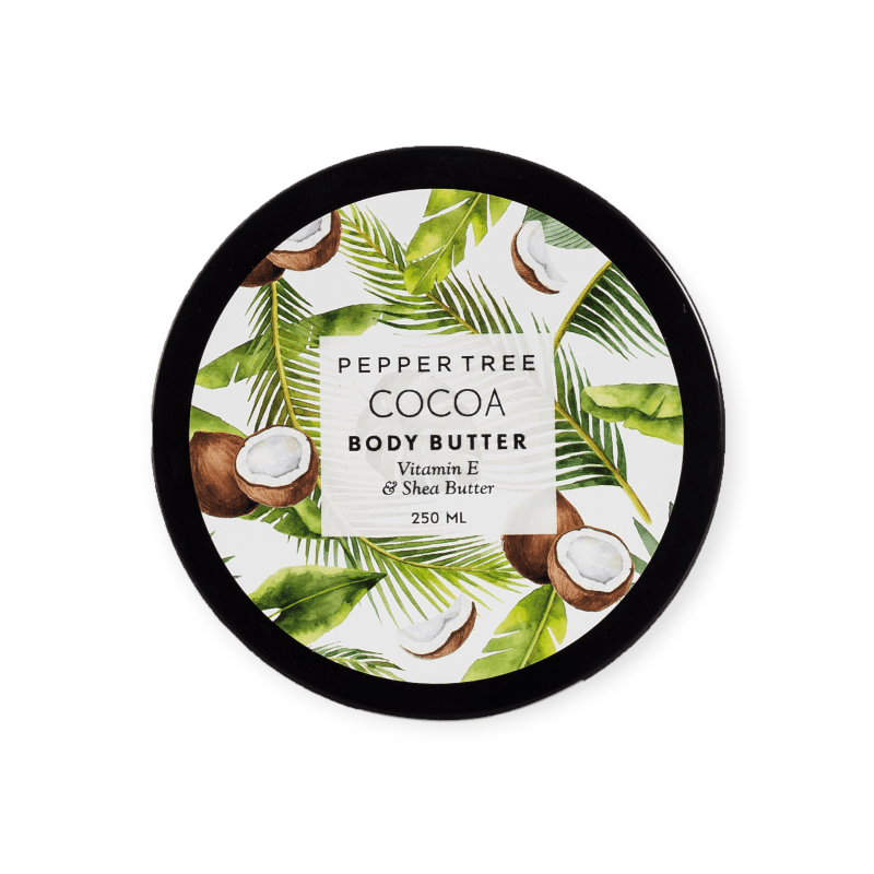 Pepper Tree SOAP DISH Pepper Tree Body Essentials Cocoa Body Butter 250ml