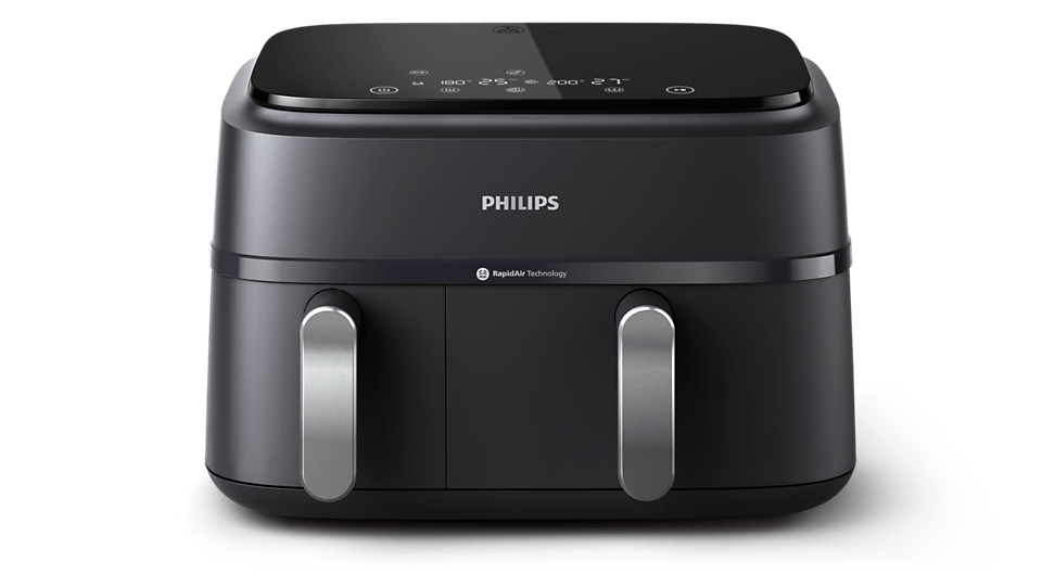 Philips AIR FRYER Philips 3000 Series 9L Dual Basket Airfryer NA351/00 (7765693759577)