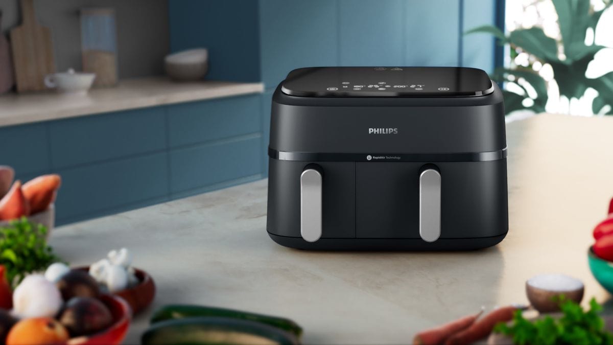 Philips AIR FRYER Philips 3000 Series 9L Dual Basket Airfryer NA351/00 (7765693759577)