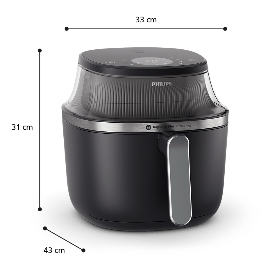 Philips AIR FRYER Philips 3000 Series Airfryer 6.2L Black NA331/00 (7889874518105)