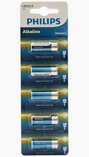 PHILIPS Batteries Philips LR23  AV712 12V 5 PACK (7401326182489)