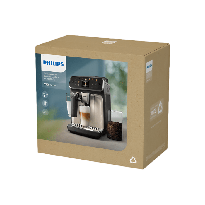 Philips COFFEE MACHINE Philips Series 5500 Fully Automatic Espresso Machine EP5547/90