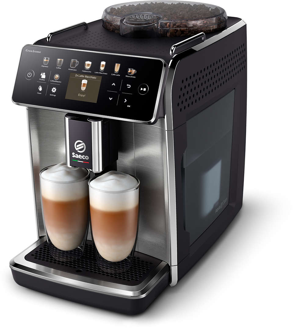 Philips COFFEE MACHINE Saeco GranAroma Fully Automatic Espresso Machine Black SM6585/00 (2061710000217)