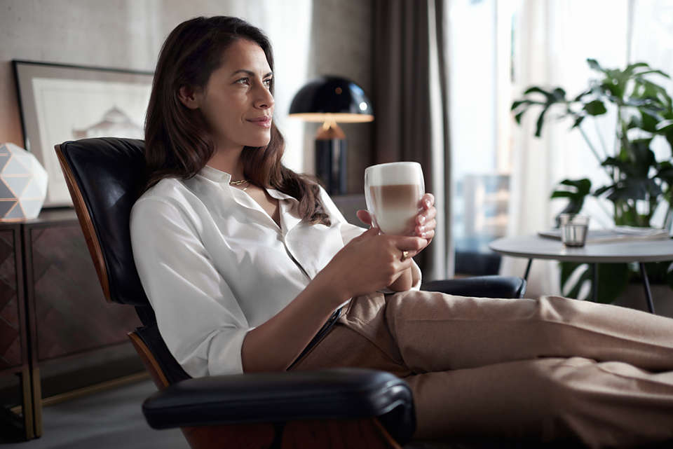 Philips COFFEE MACHINE Saeco GranAroma Fully Automatic Espresso Machine Black SM6585/00 (2061710000217)