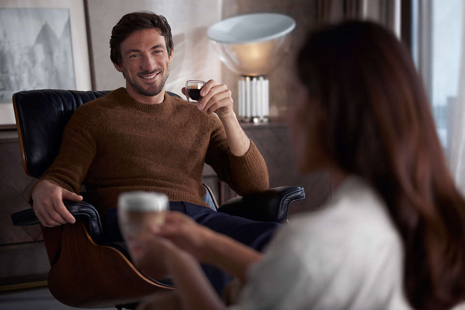 Philips COFFEE MACHINE Saeco GranAroma Fully Automatic Espresso Machine Black SM6585/00 (2061710000217)