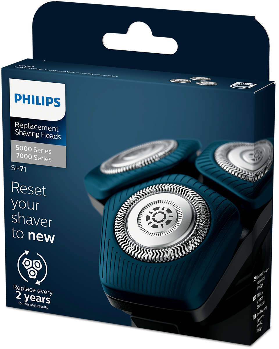 Philips Shaver Philips Series 7000, 5000 Replacement Shaving Heads SH71/50 (7664753475673)