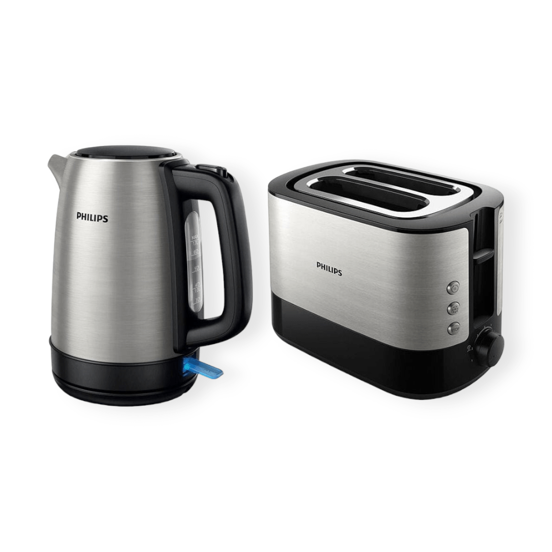 Philips TOASTER & KETTLE Philips Kettle & Toaster Pack Daily Viva Collection (7398321061977)