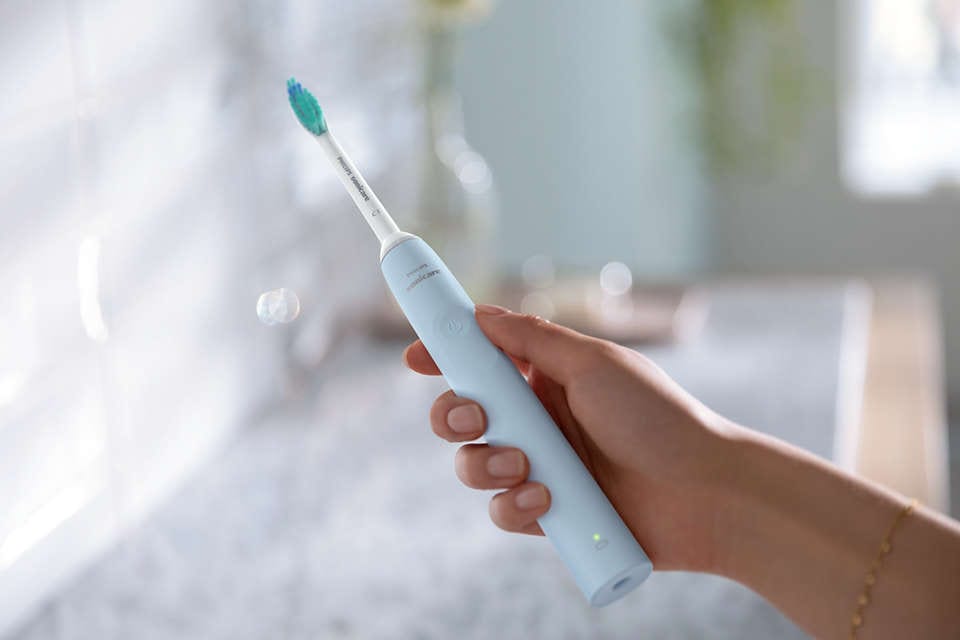 PHILIPS Toothbrush Philips Sonicare 2100 Series Sonic Electric Toothbrush Light Blue HX3651/12 (7439832154201)