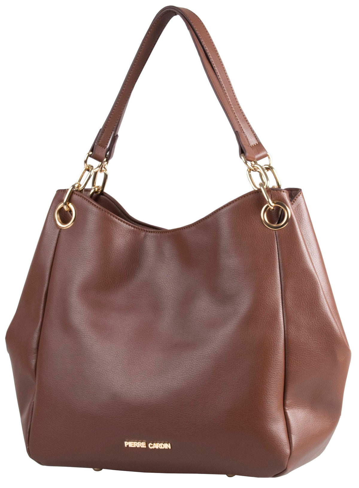 Pierre Cardin Ladies Handbags Pierre Cardin Nissa Slouch Bag Brown