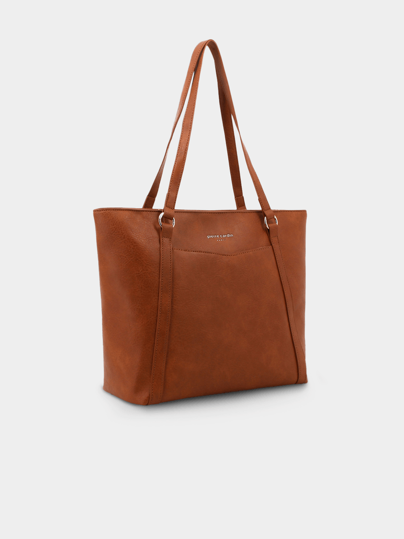 Pierre Cardin Ladies Handbags Pierre Cardin Serena Tote Tan Bag PCL05227TATA-AD