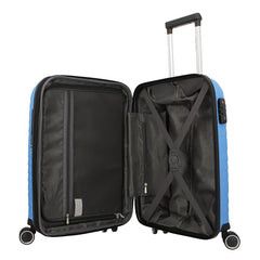 Pierre Cardin Luggage & Bags Pierre Cardin Montpellier Hard Shell Suitcase Sky Blue