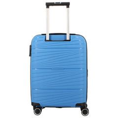 Pierre Cardin Luggage & Bags Pierre Cardin Montpellier Hard Shell Suitcase Sky Blue