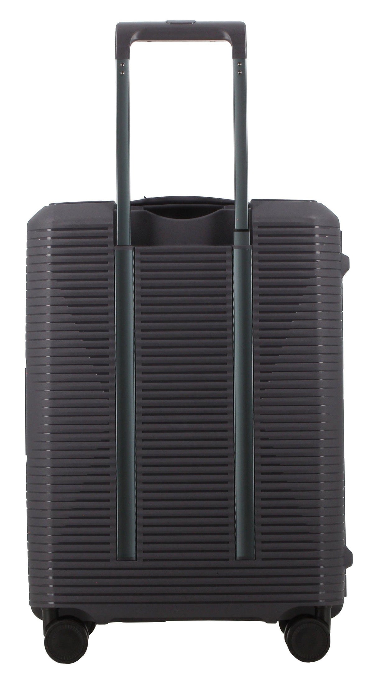 Pierre Cardin Suit Case Pierre Cardin Cannes Case 24 Inch Medium Luggage Charcoal/Orange