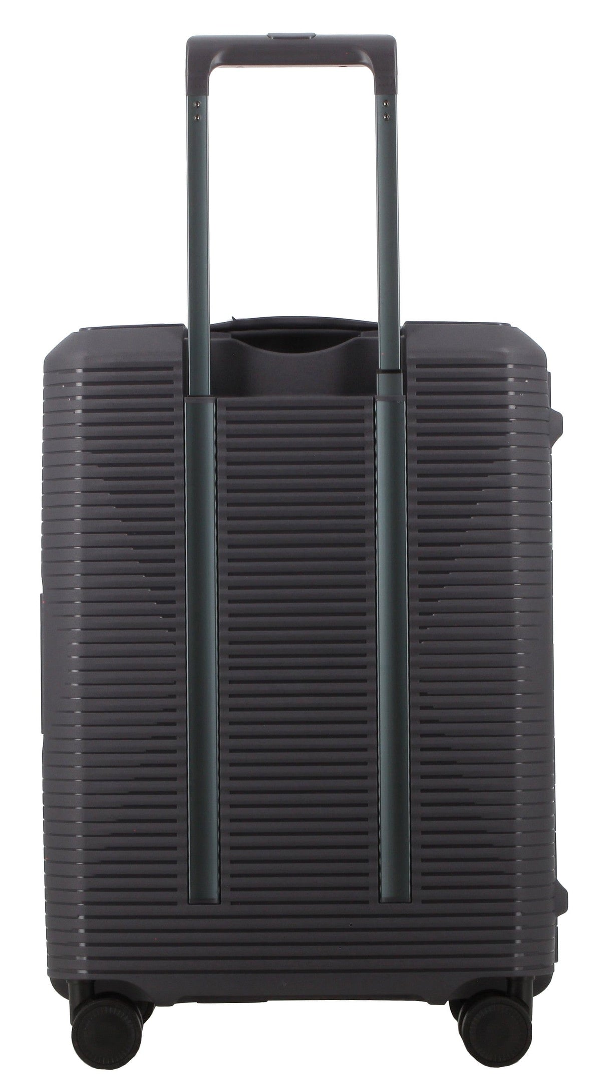 Pierre Cardin Suitcase Pierre Cardin Cannes Case Luggage 20 Inch Charcoal/Orange (7911645380697)
