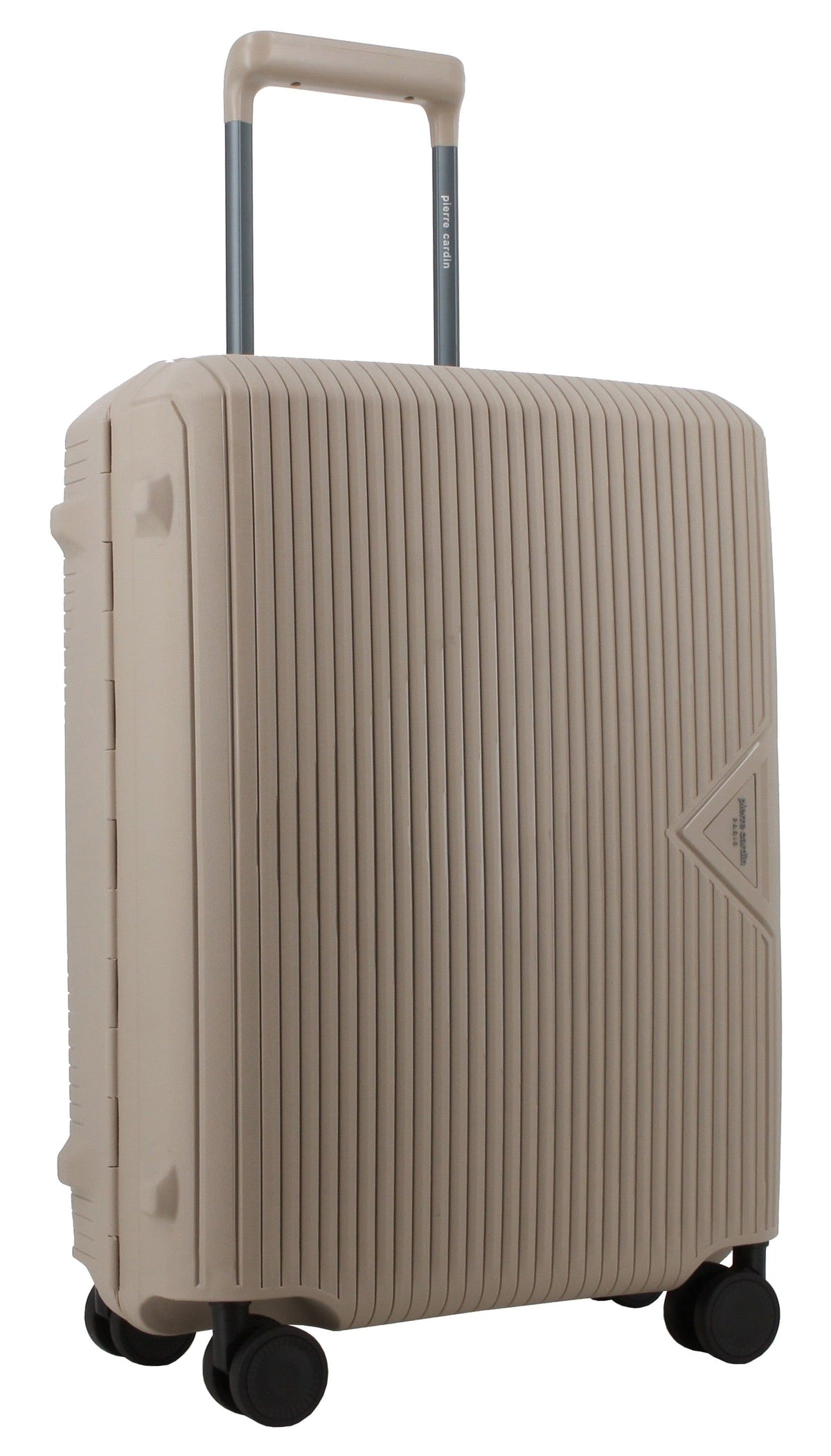 Pierre Cardin Suitcase Pierre Cardin Cannes Clip Case 28Cm Large Beige/Orange