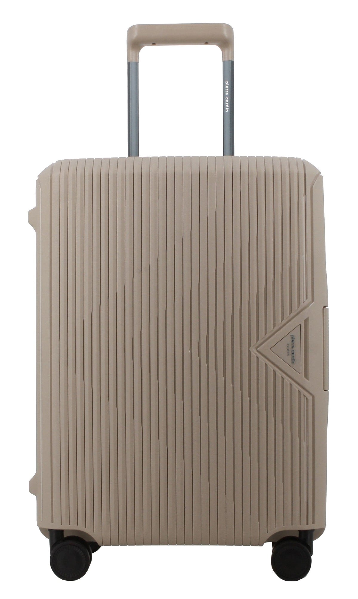 Pierre Cardin Suitcase Pierre Cardin Cannes Clip Case 28Cm Large Beige/Orange
