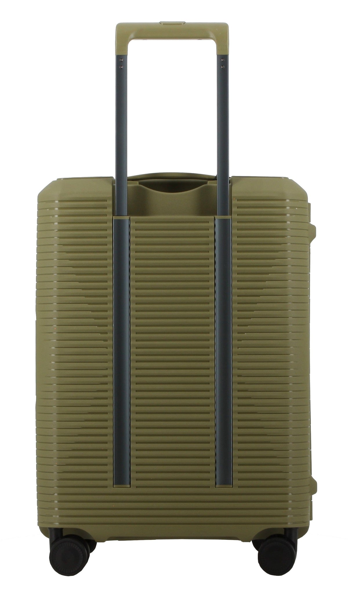 Pierre Cardin Suitcase Pierre Cardin Cannes Clip Case Luggage 20 Inch Green/Orange