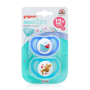 Pigeon Babies & Kids Pigeon Baby Mini Light Pacifier Large 12m+ 2pc (7422252941401)