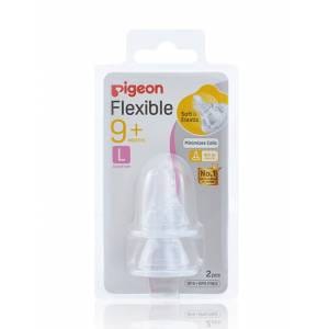 Pigeon Babies & Kids Pigeon Peristaltic Slim Neck Teat Large 2 Pack SEL-1943 (7422823891033)