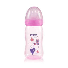 Pigeon Babies & Kids Pigeon Softtouch Plus PP Bottle 160ml Pink SEL-8181 (7422739513433)