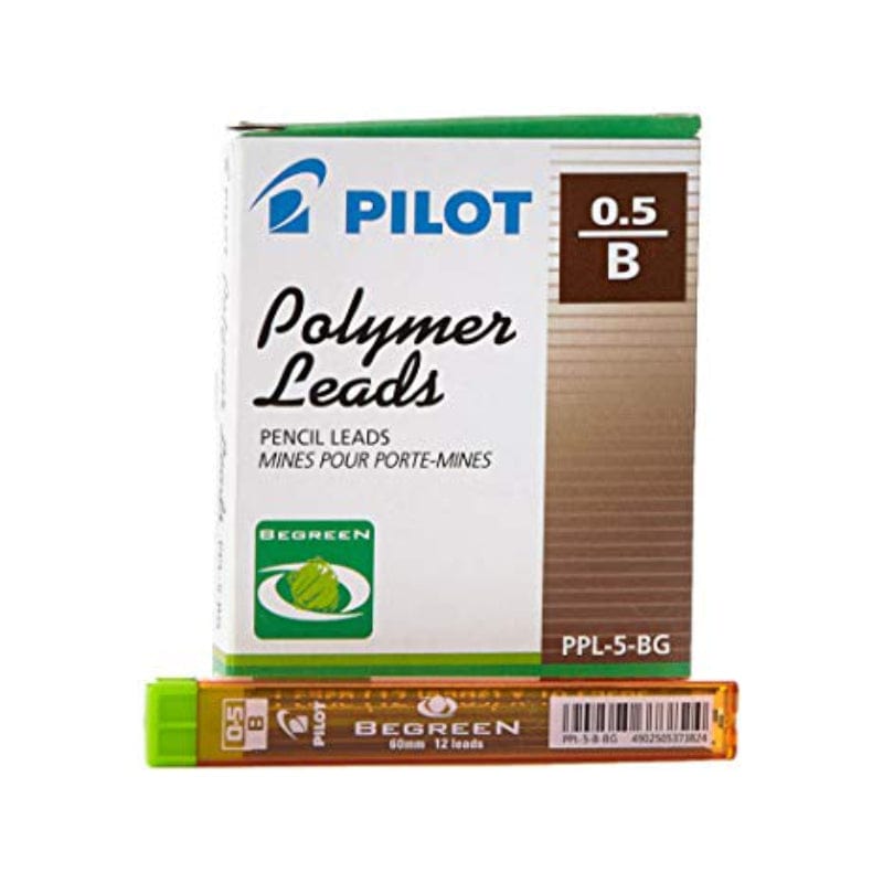 Pilot CALCULATOR Pilot Pencil Leads 0.5mm HB Progrex 12pcs PPL-5-BG (7347266781273)