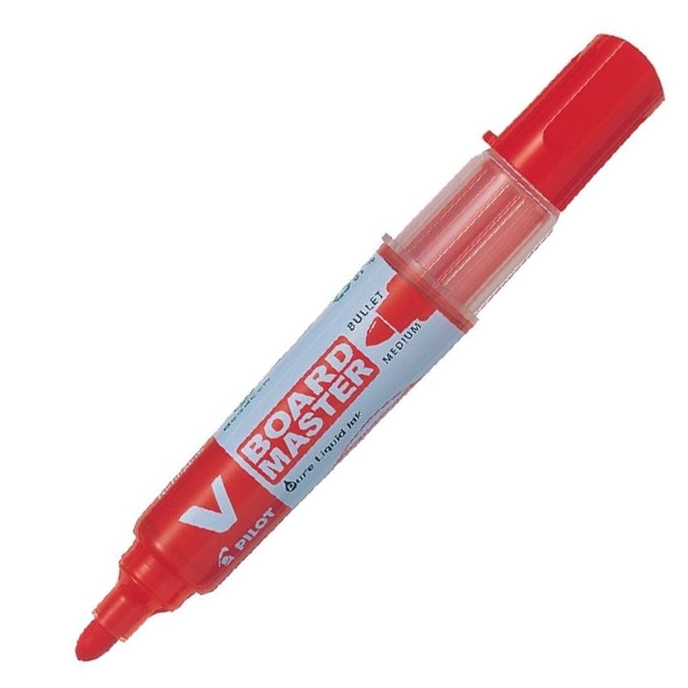 Pilot Tech & Office Pilot Begreen V Board Master Whiteboard Marker Bullet 6.0mm Red (7409504551001)