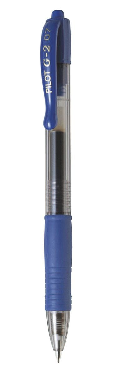 Pilot Tech & Office Pilot Gel Ink Fine Pen 0.7mm Blue BL-G2-7 (7397038981209)