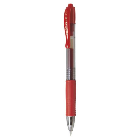 Pilot Tech & Office Pilot Gel Ink Fine Pen 0.7mm Red BL-G2-7 (7397048877145)
