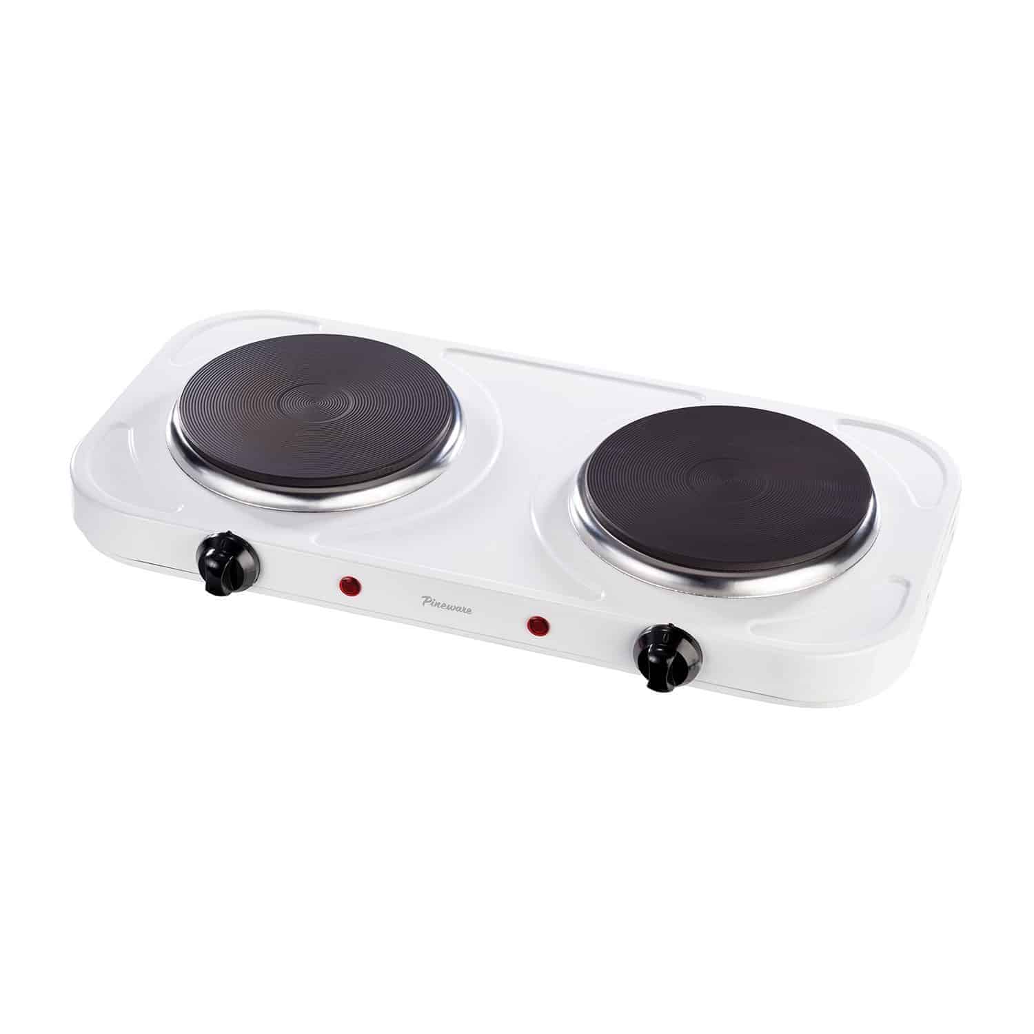Pineware HOTPLATE Pineware - 2000W Double Solid Hotplate White PDSDH03 (4787228147801)