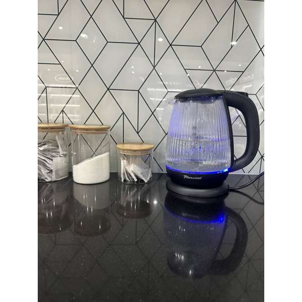 Pineware KETTLE Pineware 1.7L Ribbed Glass Kettle PRGK360