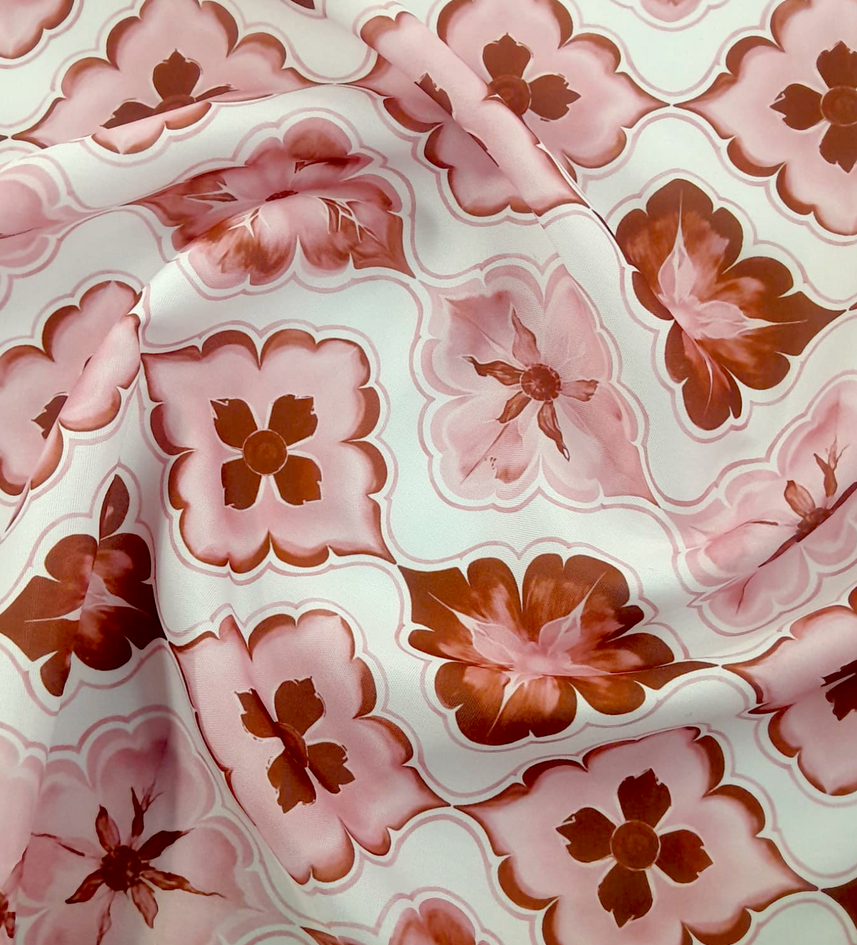Fabric Printed Mini Matt Flowers D29 140 cm.