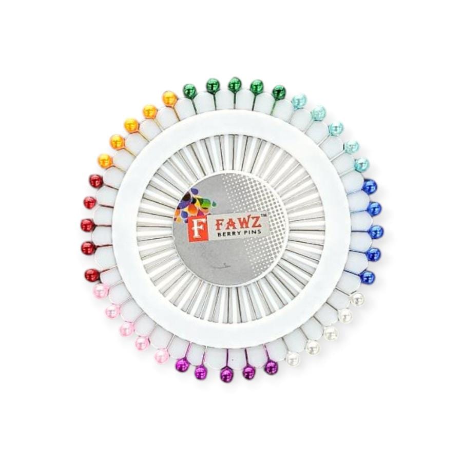 PINS Habby Multi color Faws Berry Pins White (7798533292121)