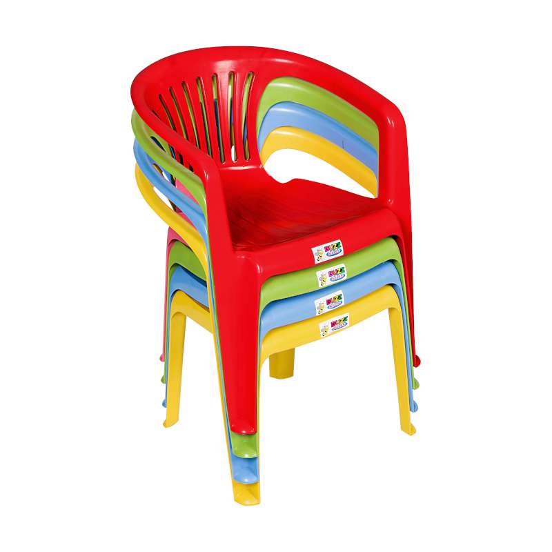 Plastic Chair Babies & Kids Kiddies Arm Chair Assorted Colours