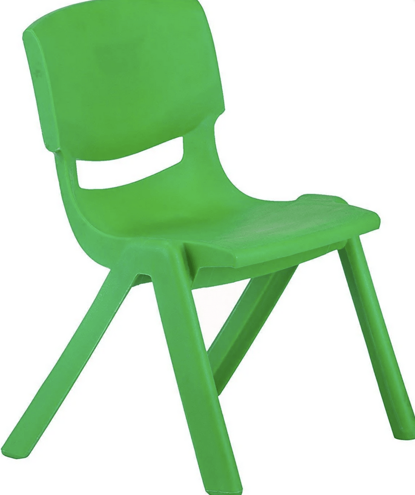 Plastic Chair Babies & Kids Kids Strong Stackable Plastic Chair Green (7807345066073)