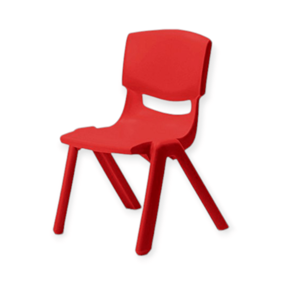 Plastic Chair Babies & Kids Kids Strong Stackable Plastic Chair Red (7807346901081)