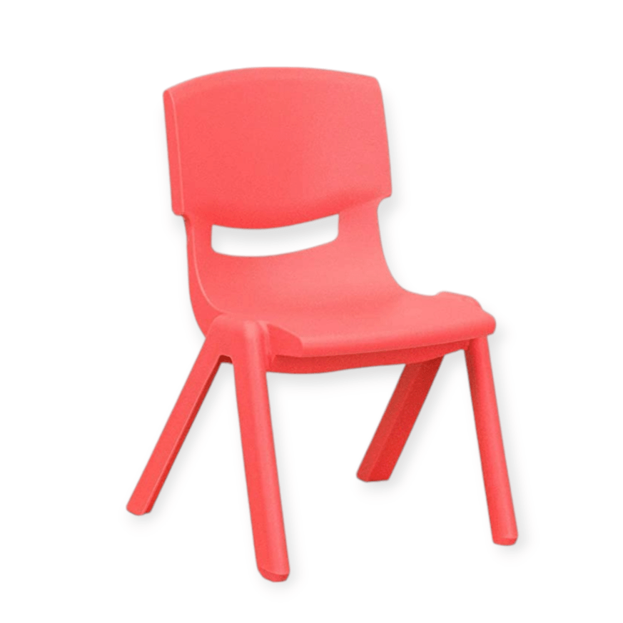 Plastic Chair Babies & Kids Kids Strong Stackable Plastic Chair Red (7807346901081)
