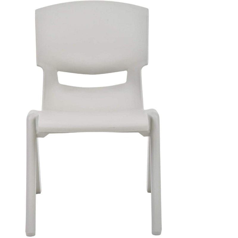 Plastic Chair Babies & Kids Kids Strong Stackable Plastic Chair Silver