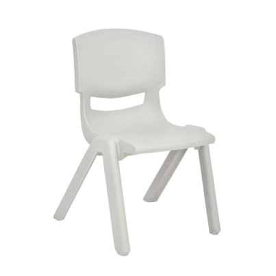 Plastic Chair Babies & Kids Kids Strong Stackable Plastic Chair Silver
