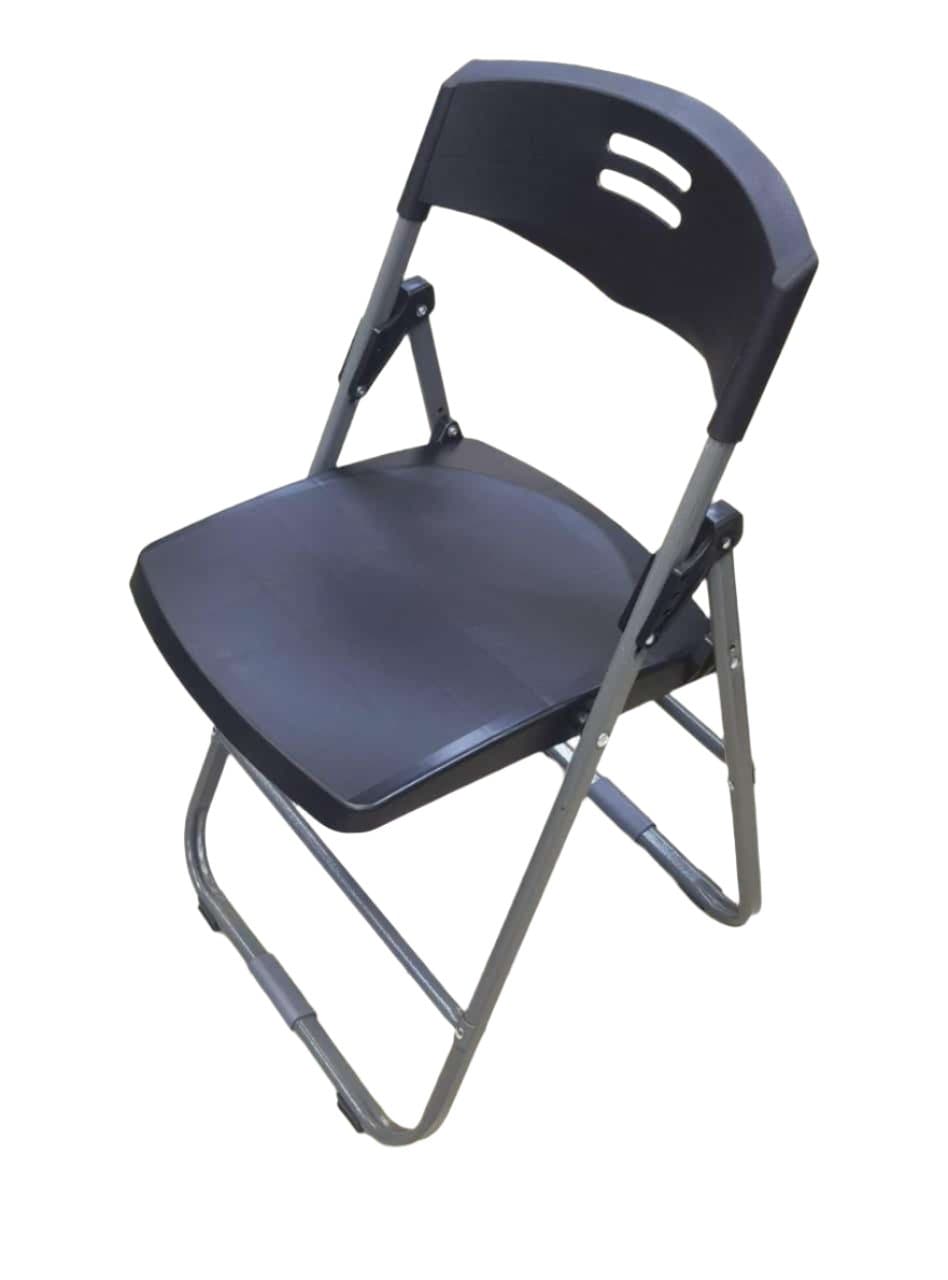 Plastic Chair Plastic Chair Plastic Folding Catering Chair Light Duty Black (7801323946073)