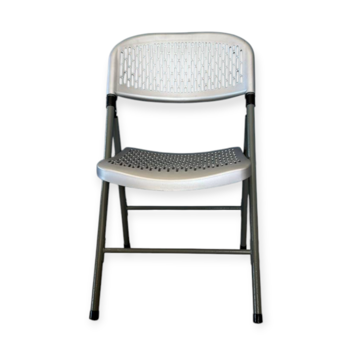 Plastic Chair Plastic Chair Plastic Summer Heavy Duty Folding Chair Silver