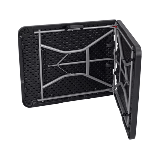 plastic Table table Rectangular Folding Table 1.8M Black (7121596317785)