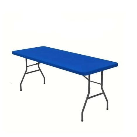 plastic Table table Rectangular Folding Table 1.8M Blue FT-BLUE (7801317064793)