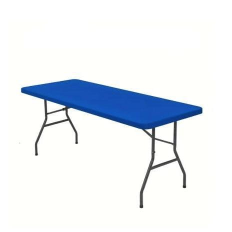 plastic Table table Rectangular Folding Table 1.8M Blue FT-BLUE (7801317064793)