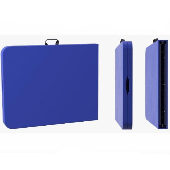 plastic Table table Rectangular Folding Table 1.8M Blue FT-BLUE (7801317064793)
