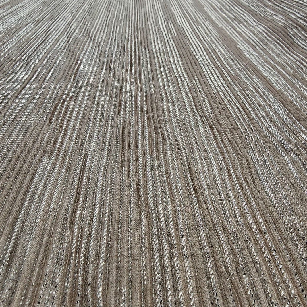 PLEATED SATIN Dress Fabrics Pleated Foil Opal Fabric 150cm (7564607651929)