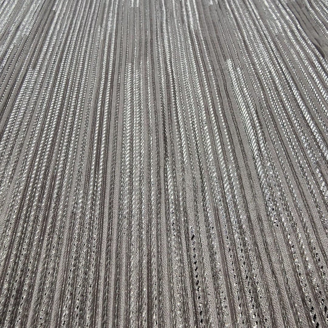 PLEATED SATIN Dress Fabrics Pleated Foil Opal Fabric 150cm (7564607651929)