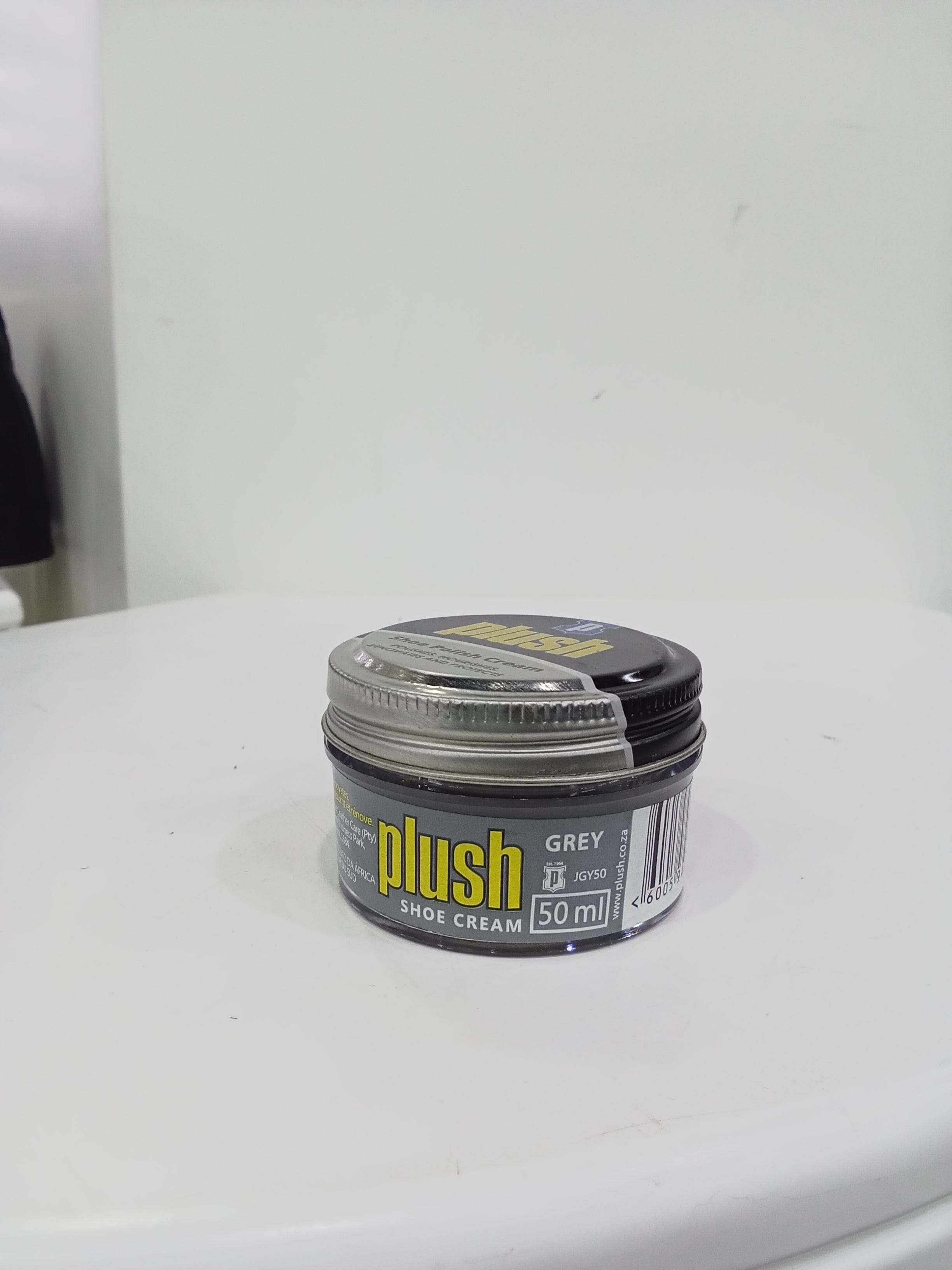 Plush Shoe care Plush Shoe Polish Cream Grey (7808653033561)