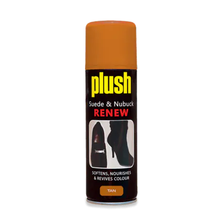 Plush Shoe care Plush Suede and Nubuck Shoe Colour Renewal 200 ml, Tan